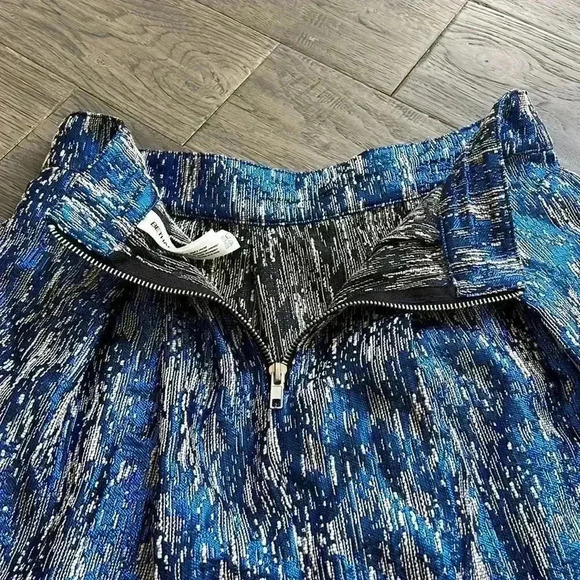 🌼4/$30🌼bethany Mota |  Metallic electric blue and silver mini skirt - Picture 8 of 8